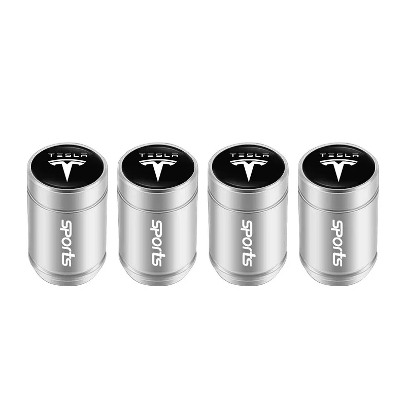 Bouchon Valve Tesla Aluminium Argent