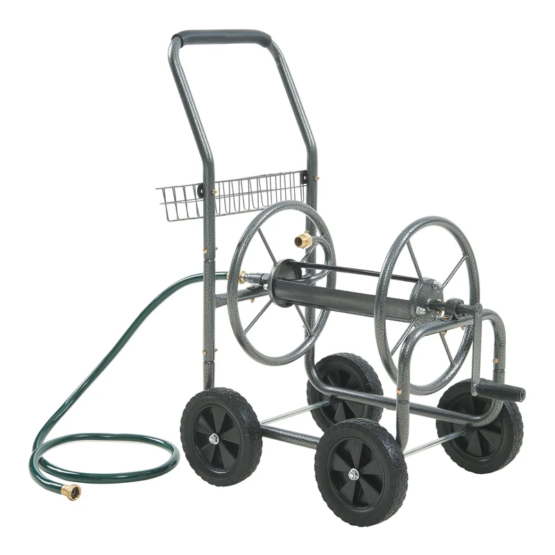 Enrouleur de tuyau 3/4 pouce pour tuyau jusqu'à 65 m gris 03_0009361
