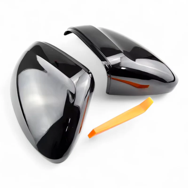 Coques rétroviseurs VW Passat B8 2015-2020 noir brillant