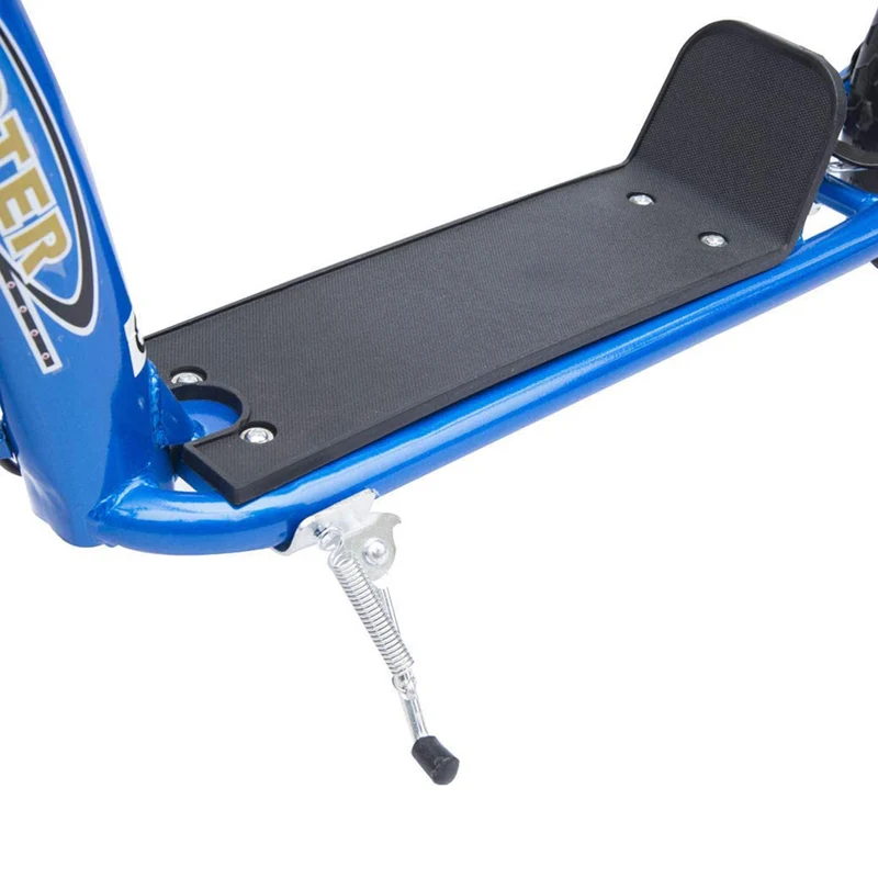 Trottinette enfant à 2 roues 120 x 52 x 80-88 cm guidon réglable et plateau antidérapant moderne épuré en acier bleu 21_0000676