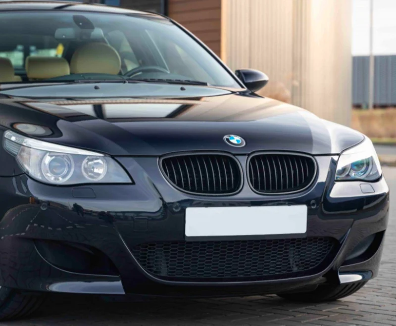 Calandre BMW Série 5 E60 Motorsport noir brillant