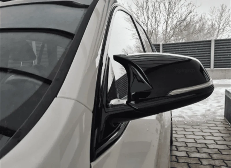 Coques rétroviseurs BMW X1 F48 noir brillant