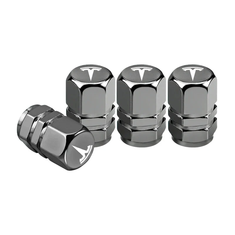 Bouchon Valve Tesla Métal Gris