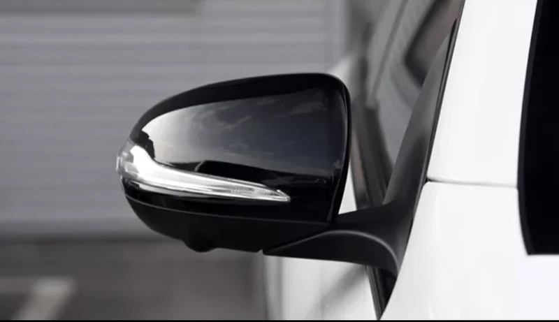 Coques rétroviseurs Mercedes GLC W253 noir brillant