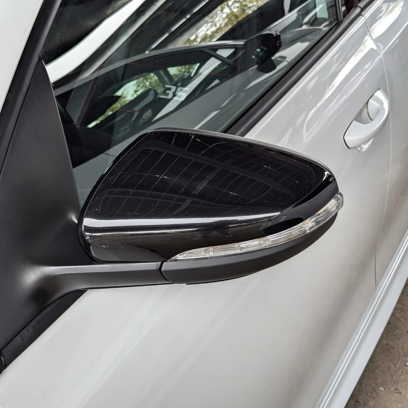 Coques rétroviseurs VW Golf 6 noir brillant