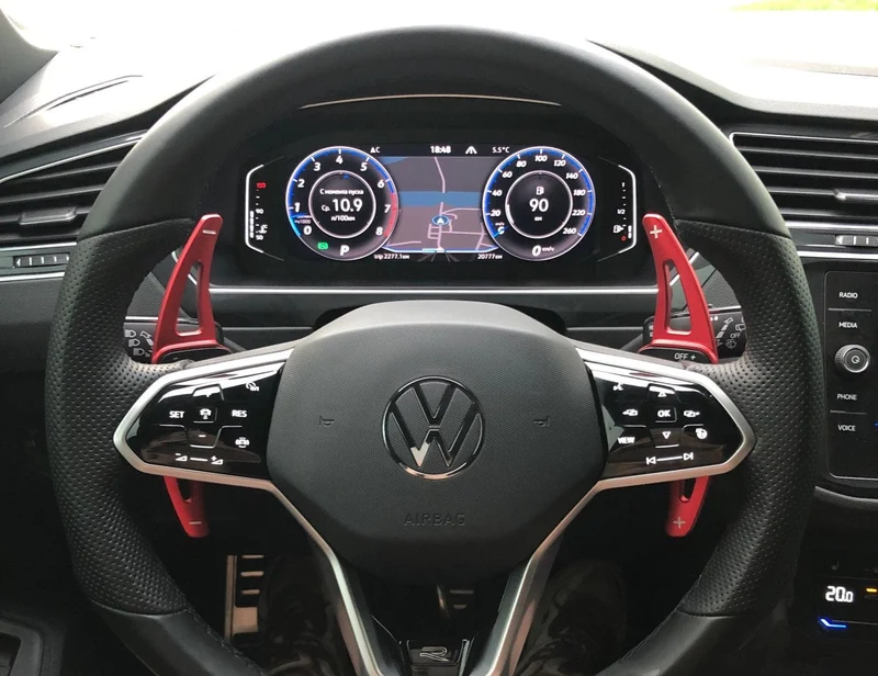 Palettes volant aluminium VW Golf 8