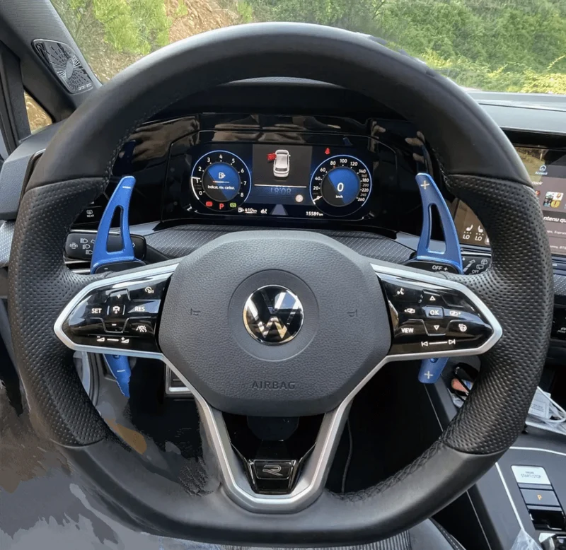 Palettes volant aluminium VW Golf 8