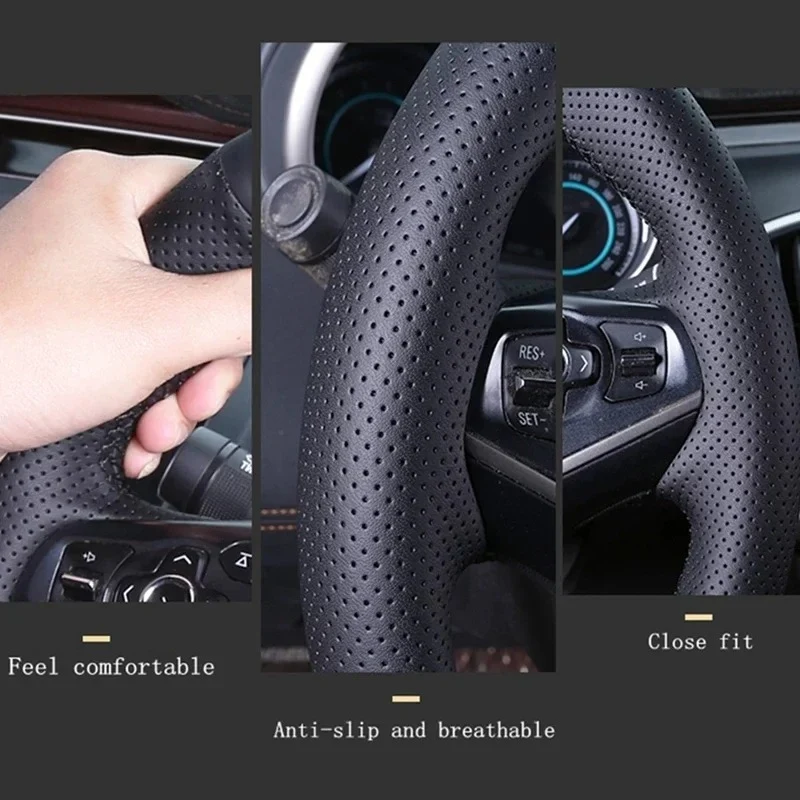 Couvre volant Porsche en cuir à coudre