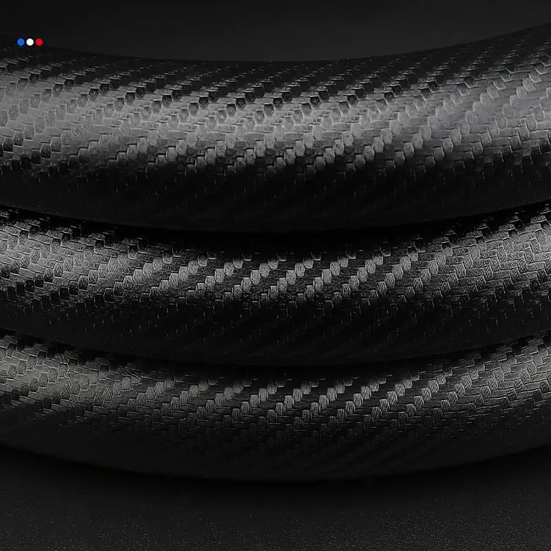 Couvre volant Tesla Cuir et Fibre de Carbone