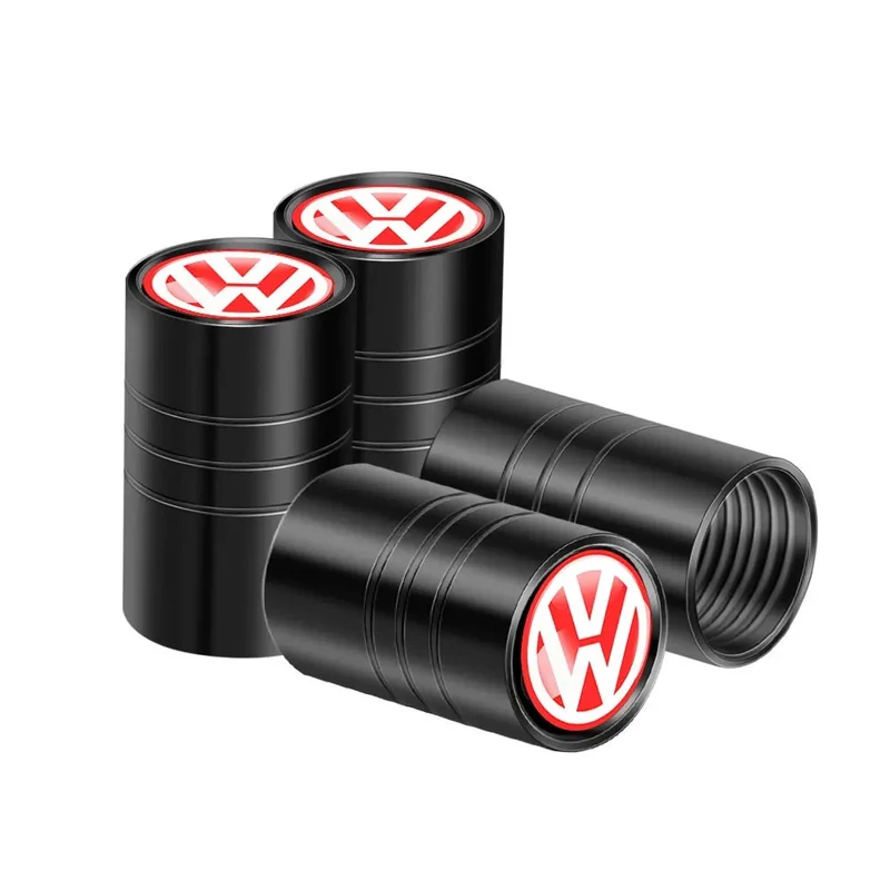 Bouchon Valve Volkswagen Aluminium noir