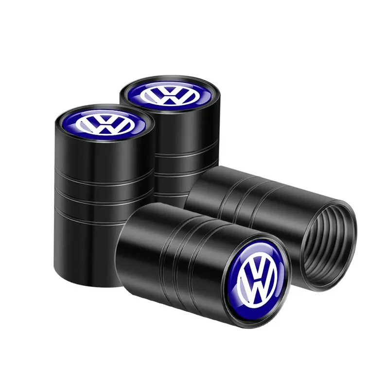 Bouchon Valve Volkswagen Aluminium noir