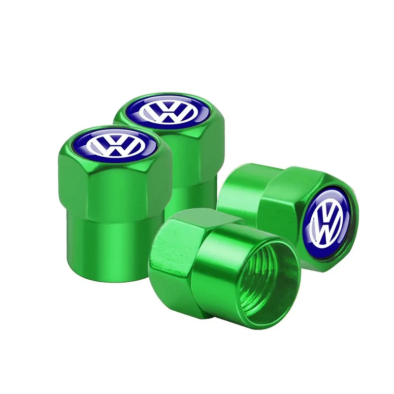 Bouchon Valve Volkswagen métal vert