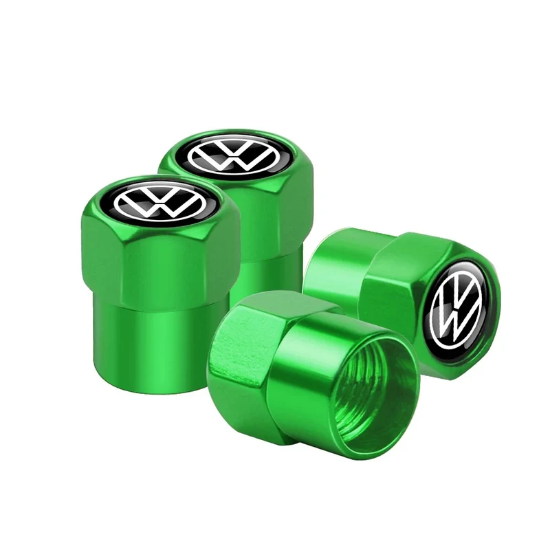 Bouchon Valve Volkswagen métal vert
