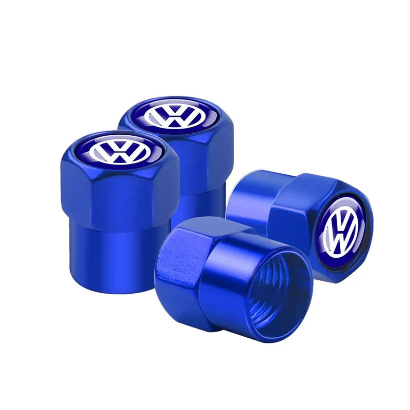 Bouchon Valve Volkswagen métal bleu