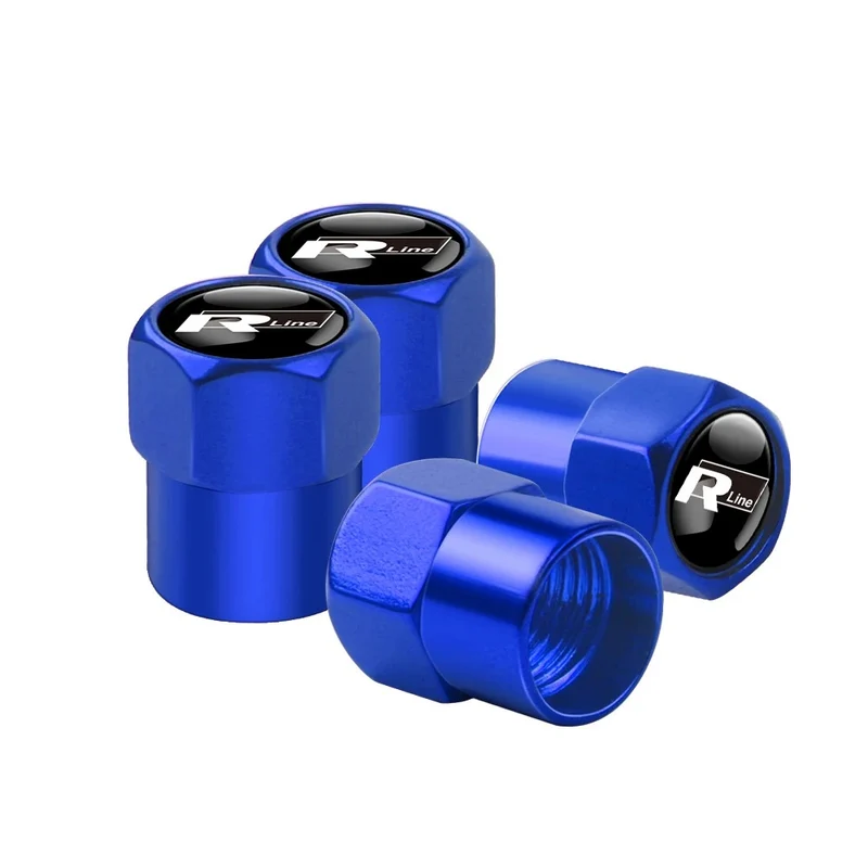 Bouchon Valve Volkswagen métal bleu