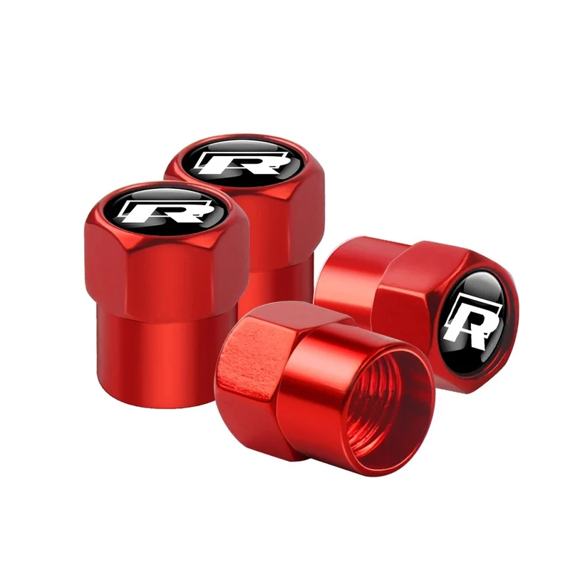 Bouchon Valve Volkswagen métal rouge
