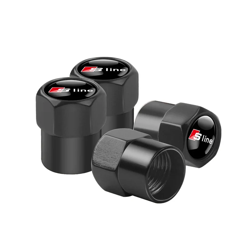 Bouchon Valve Audi S Line noir
