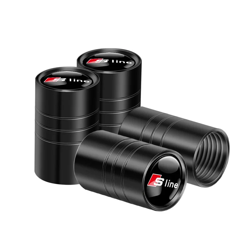 Bouchon Valve Audi S Line noir