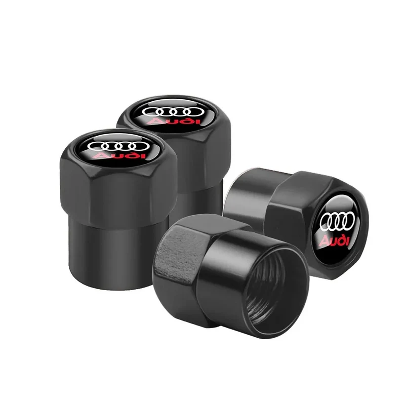 Bouchon Valve Audi Aluminium noir