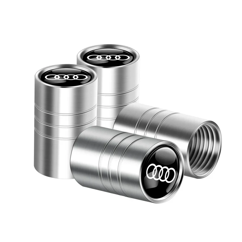 Bouchon Valve Audi Aluminium argent