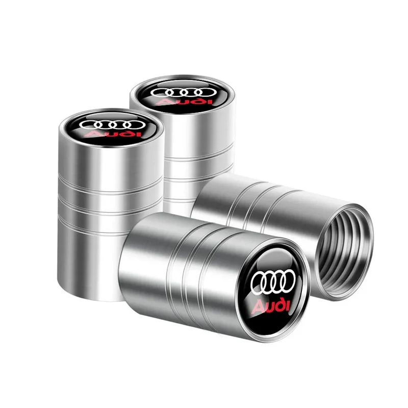 Bouchon Valve Audi Aluminium argent