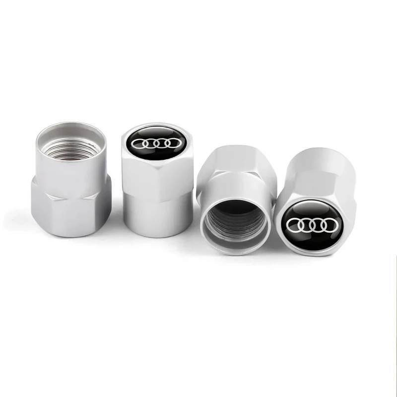 Bouchon Valve Audi métal argent