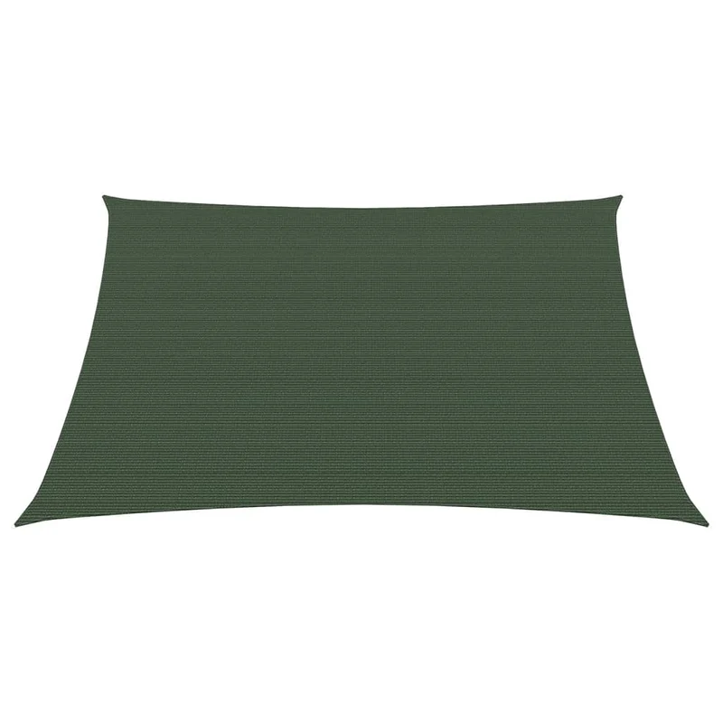 Voile toile d'ombrage parasol 160 g/m² vert foncé 6 x 6 m PEHD 02_0009442