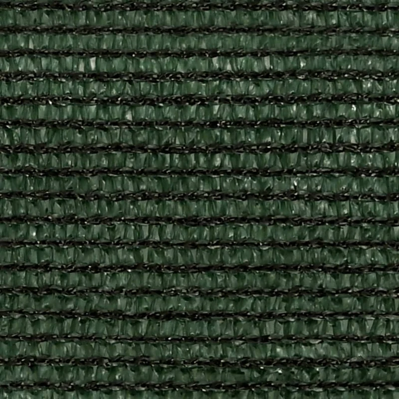 Voile toile d'ombrage parasol 160 g/m² vert foncé 6 x 6 m PEHD 02_0009442