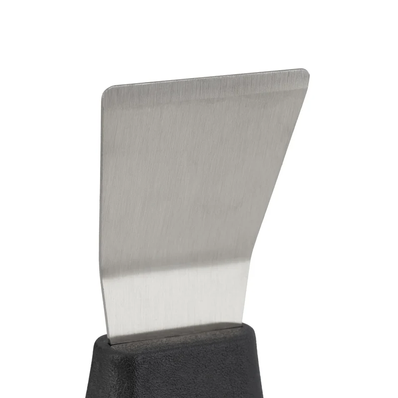 Lot de 4 spatules de nettoyage pratiques cuisine 25 x 5 x 2 cm en acier inoxydable argenté 13_0014181