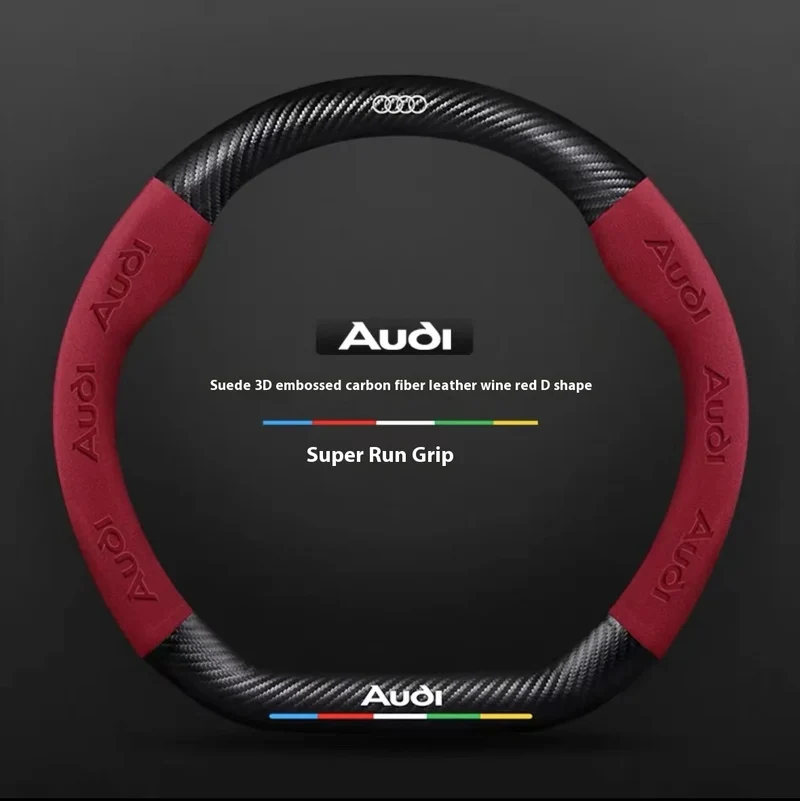 Couvre volant Audi fibre de carbone