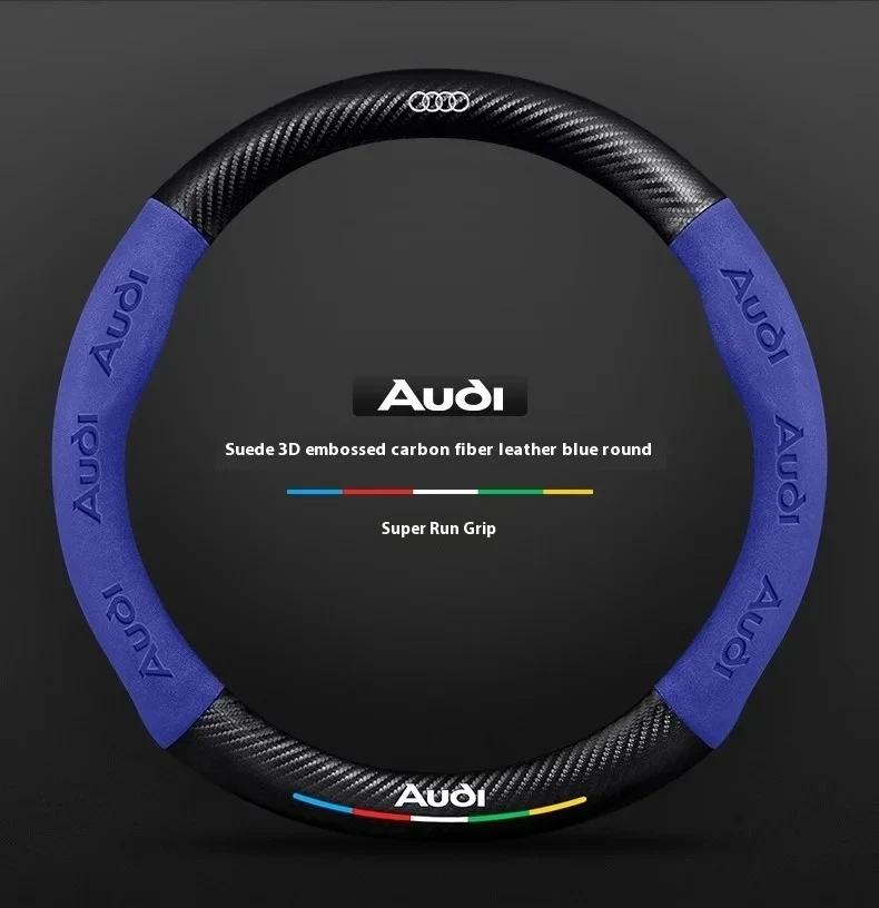 Couvre volant Audi fibre de carbone