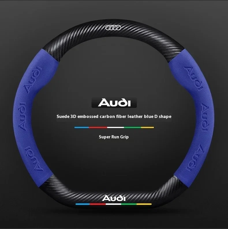 Couvre volant Audi fibre de carbone