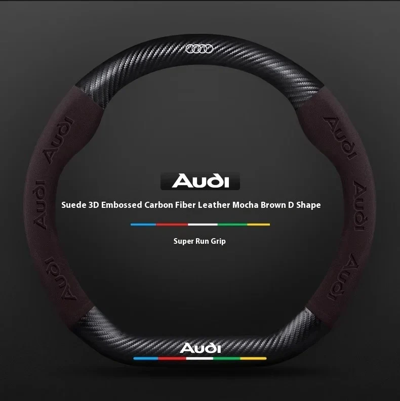 Couvre volant Audi fibre de carbone