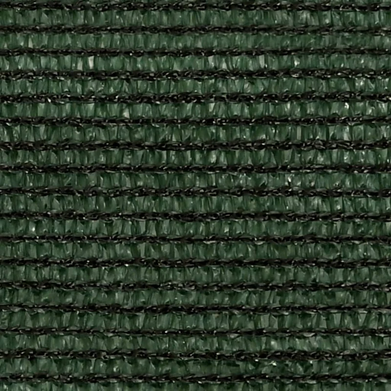 Voile toile d'ombrage parasol 160 g/m² vert foncé 2,5 x 2,5 x 3,5 m PEHD 02_0009406