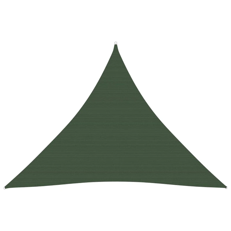 Voile toile d'ombrage parasol 160 g/m² PEHD 5 x 5 x 5 m vert foncé 02_0009439