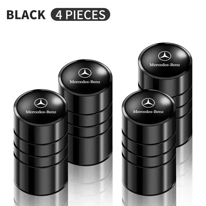 Bouchon Valve Mercedes Benz Rond Noir