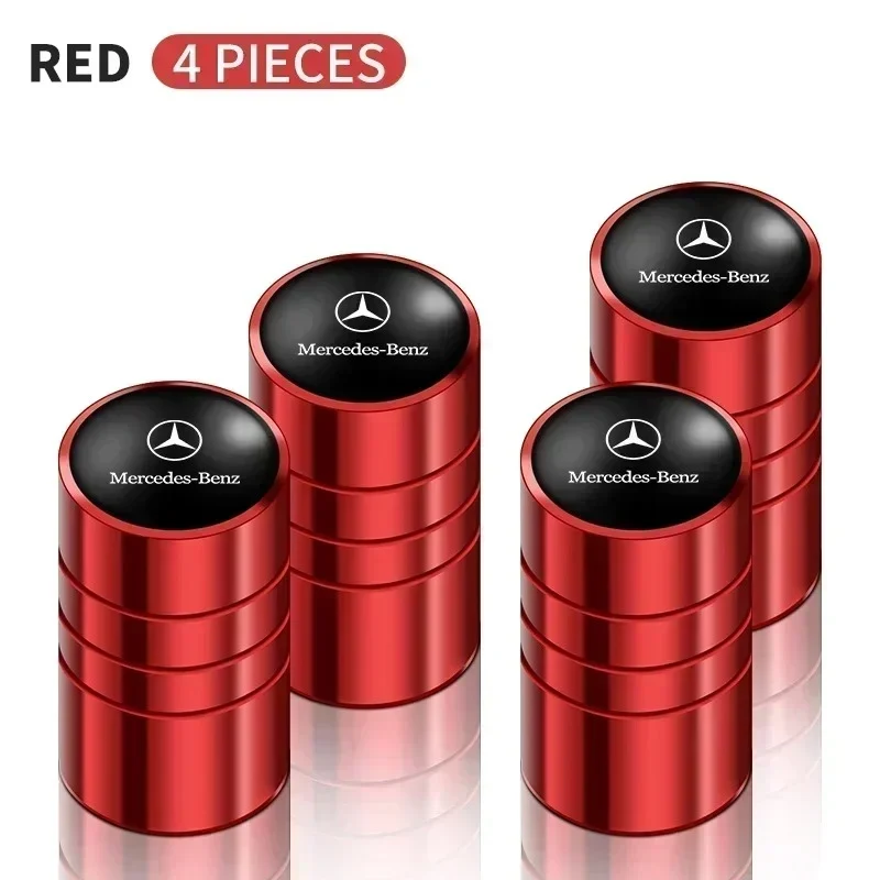 Bouchon Valve Mercedes Benz Rond Rouge