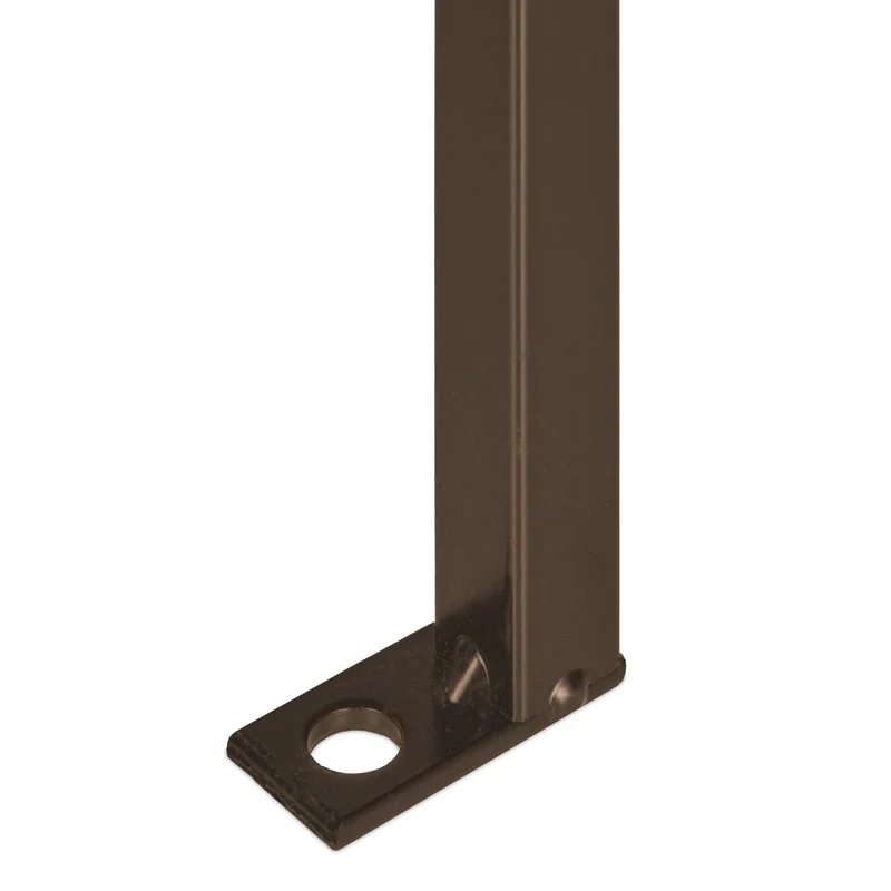 Arche à rosiers décorative arrondie jardin support robuste 200 x 120 x 30 cm en métal noir 13_0014979