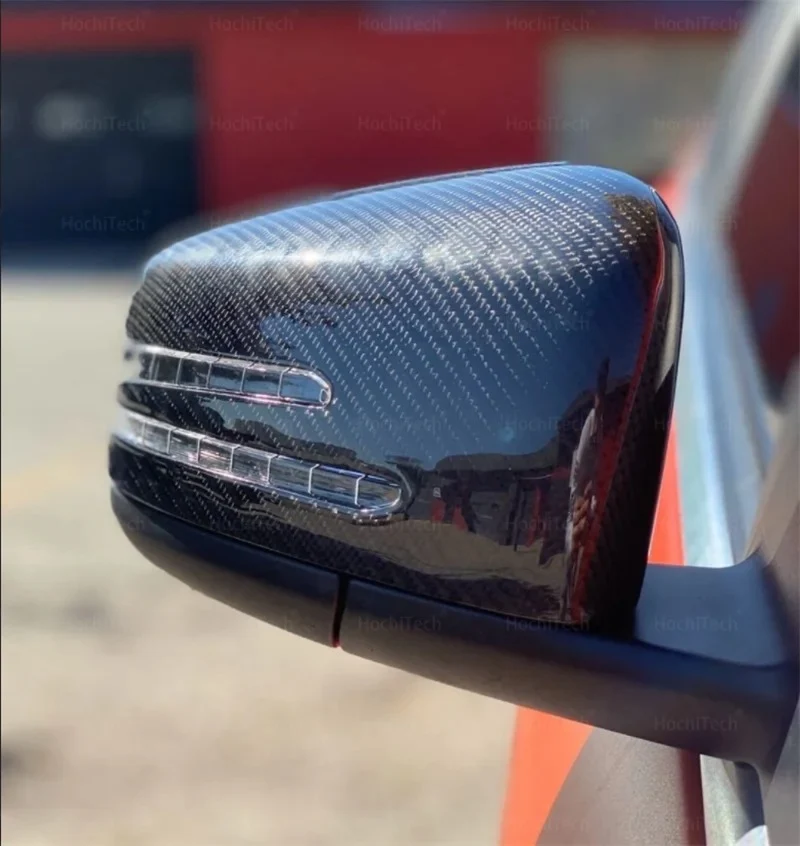 Coque rétroviseur Mercedes Benz véritable fibre de carbone