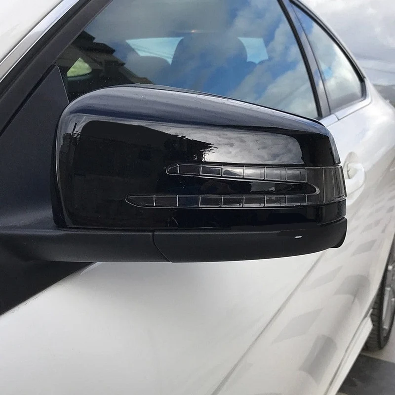 Coque rétroviseur Mercedes Classe A noir brillant