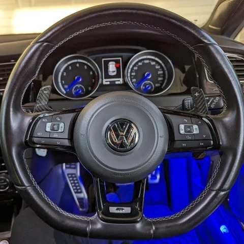 Palette au volant Carbone Golf 7 R, GTD, GTI, Polo, Scirocco
