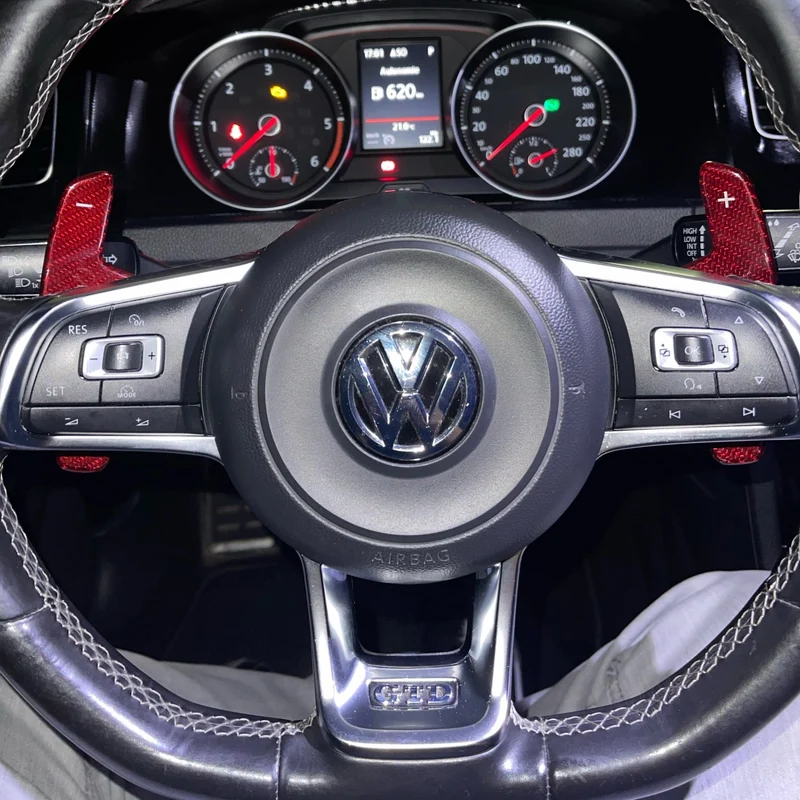 Palette au volant Carbone Golf 7 R, GTD, GTI, Polo, Scirocco