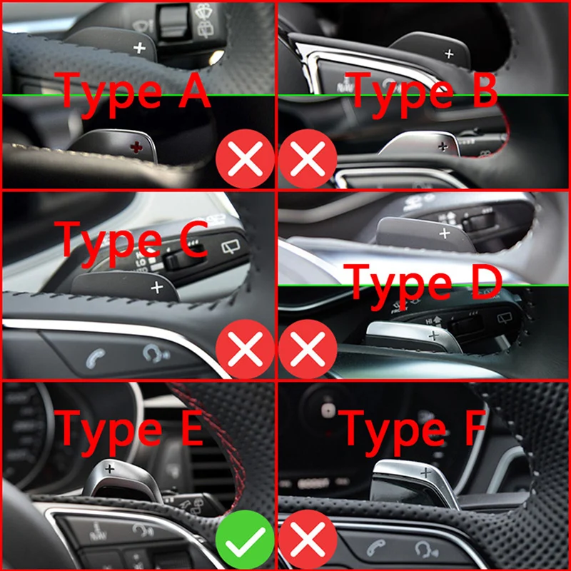 Extension palette au volant Audi RS3 RS4 RS5 RS6 - Garantie 1 an