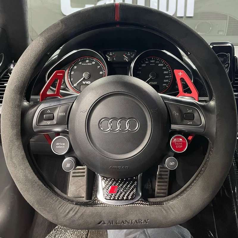 Extension palette au volant Audi aluminium