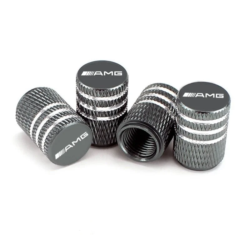 Bouchon Valve Mercedes AMG aluminium gris