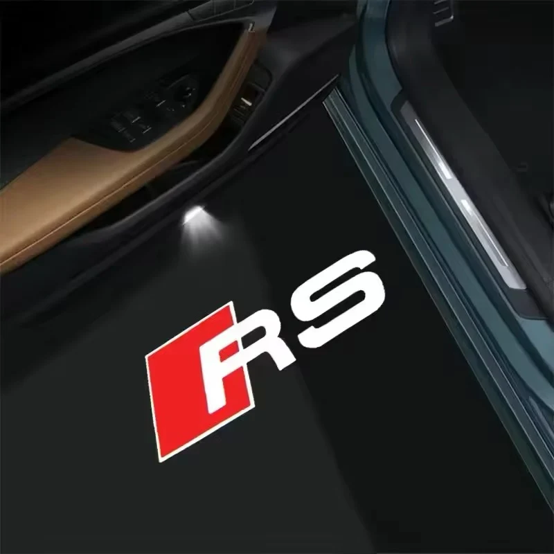 Projecteur logo porte voiture Audi RS