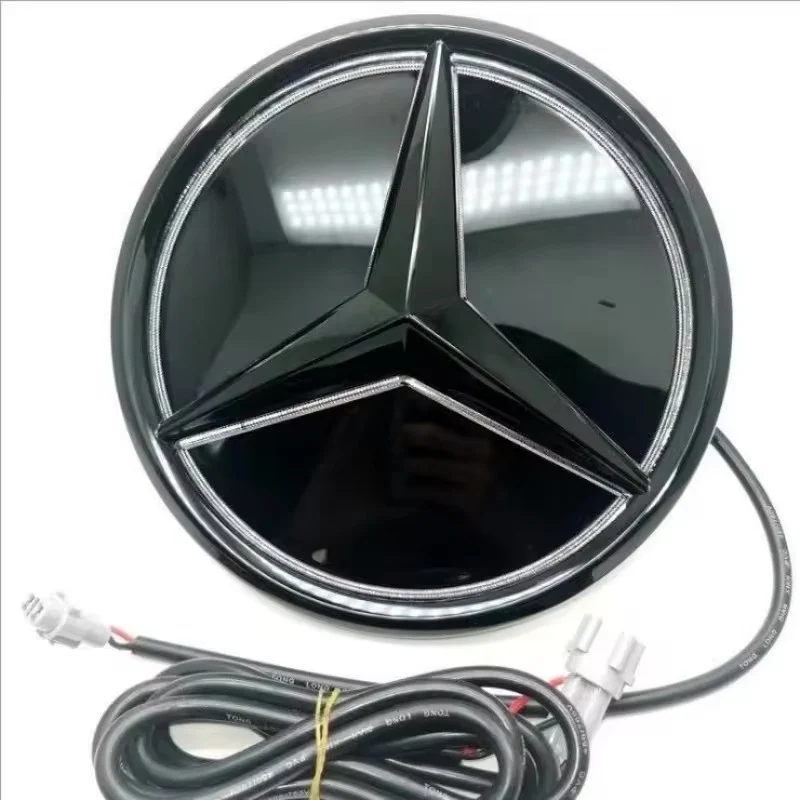 Logo lumineux Mercedes calandre LED