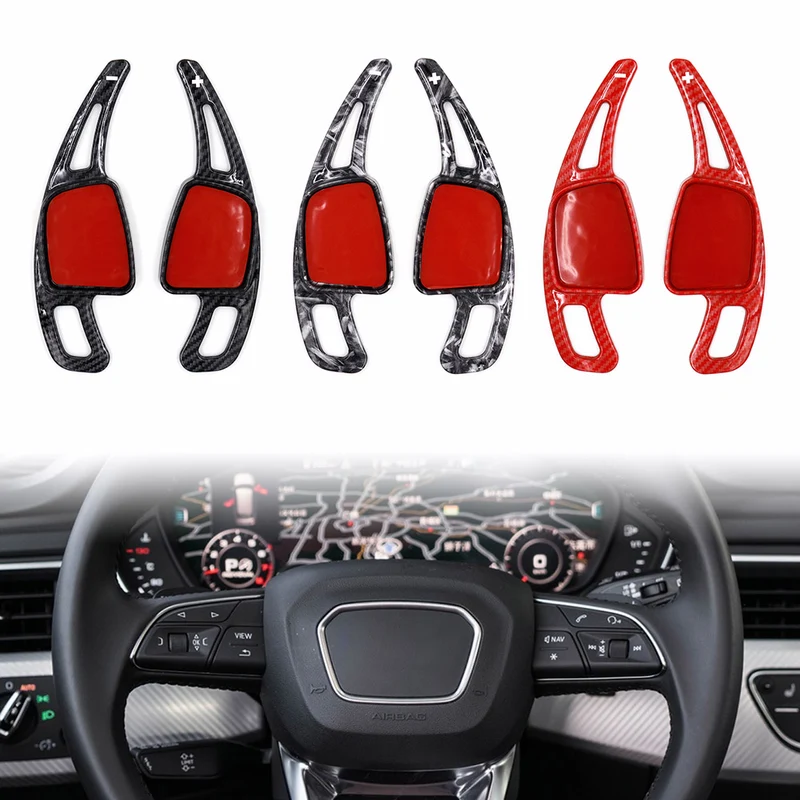 Palette volant Carbone Audi A3 A4 A5 S3 S4 S5 TT TTS