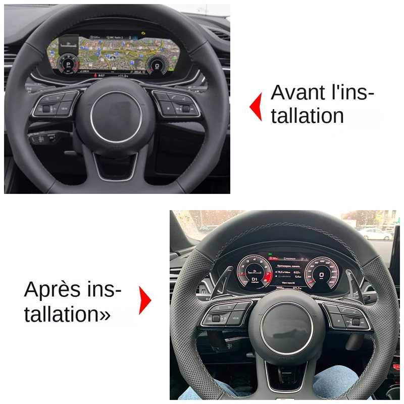Extension palette au volant Audi A3 A4 A5 S3 S4 S5 TT TTS