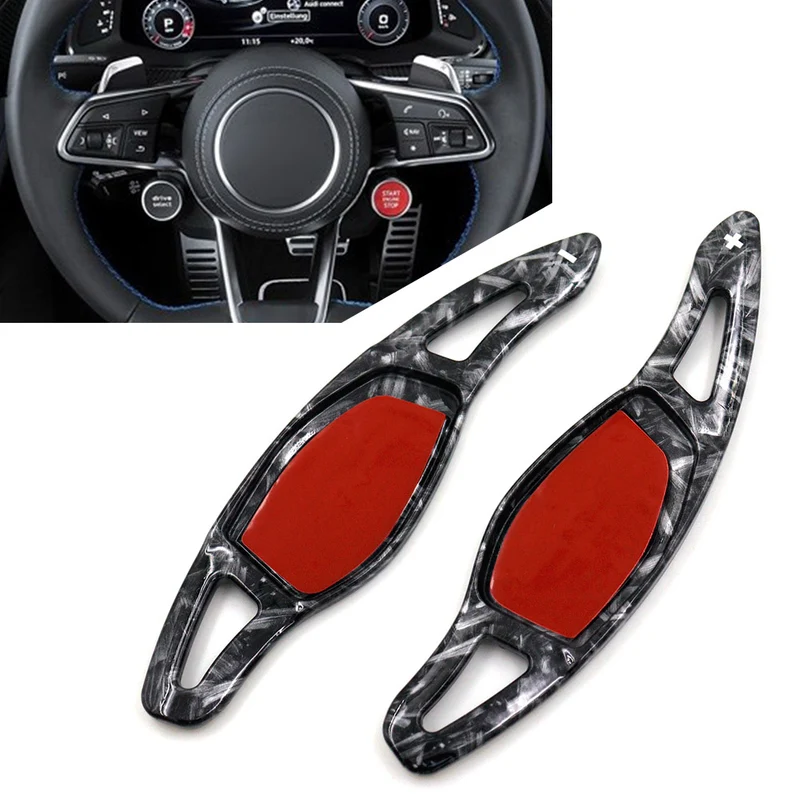 Palette volant Carbone Audi R8 RS3 RS4 RS5 TT RS RS Q3 Q8